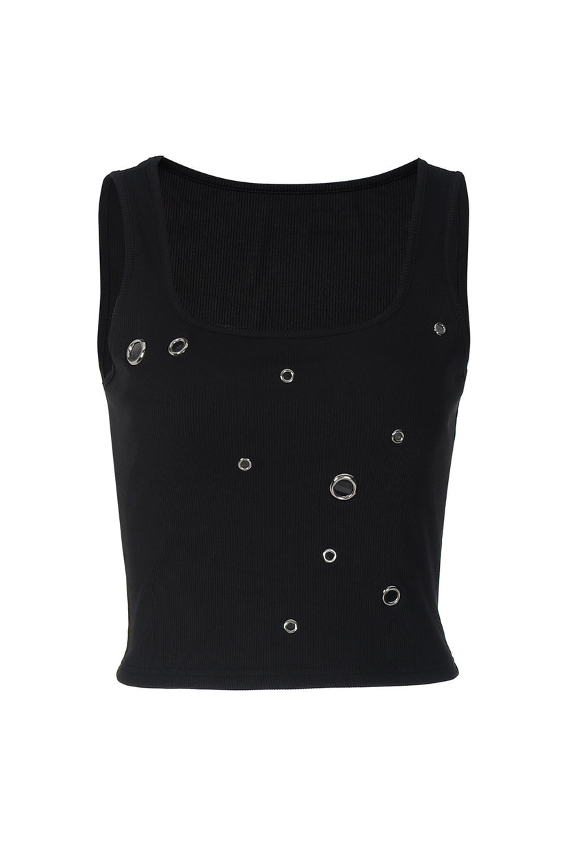 Rebel Eyelet Tank Top
